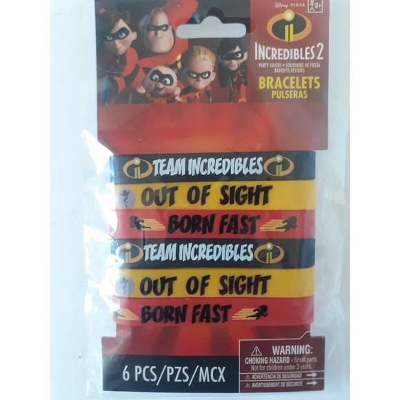 The Incredibles Favors for Kids (4 pcs) Silicone Rubber Birthday Party Prizes 3+ - Picture 2 of 4